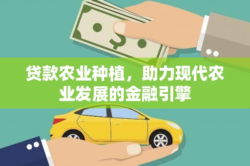伊川贷款农业种植，助力现代农业发展的金融引擎