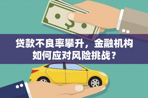 伊川贷款不良率攀升，金融机构如何应对风险挑战？