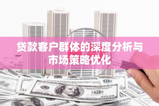 伊川贷款客户群体的深度分析与市场策略优化