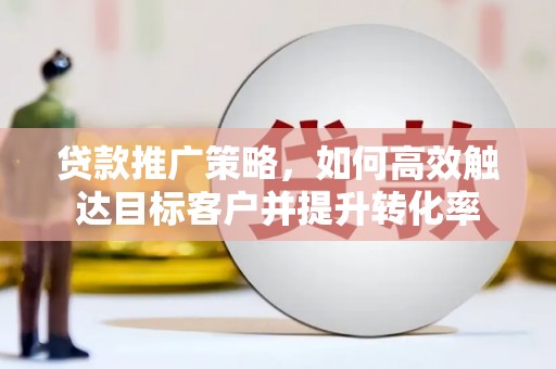 伊川贷款推广策略，如何高效触达目标客户并提升转化率