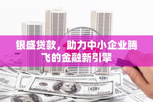 伊川银盛贷款，助力中小企业腾飞的金融新引擎