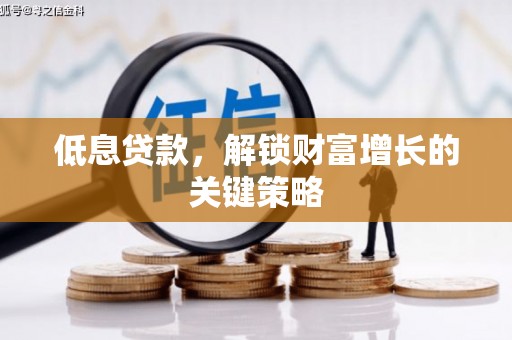 伊川低息贷款，解锁财富增长的关键策略