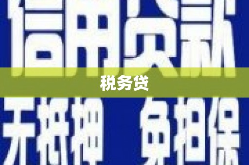 伊川税务贷