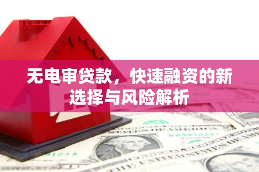 伊川无电审贷款，快速融资的新选择与风险解析