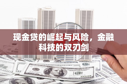 伊川现金贷的崛起与风险，金融科技的双刃剑