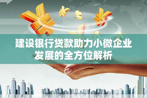 伊川建设银行贷款助力小微企业发展的全方位解析