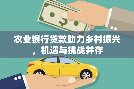 伊川农业银行贷款助力乡村振兴，机遇与挑战并存