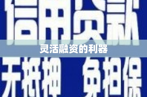 伊川灵活融资的利器